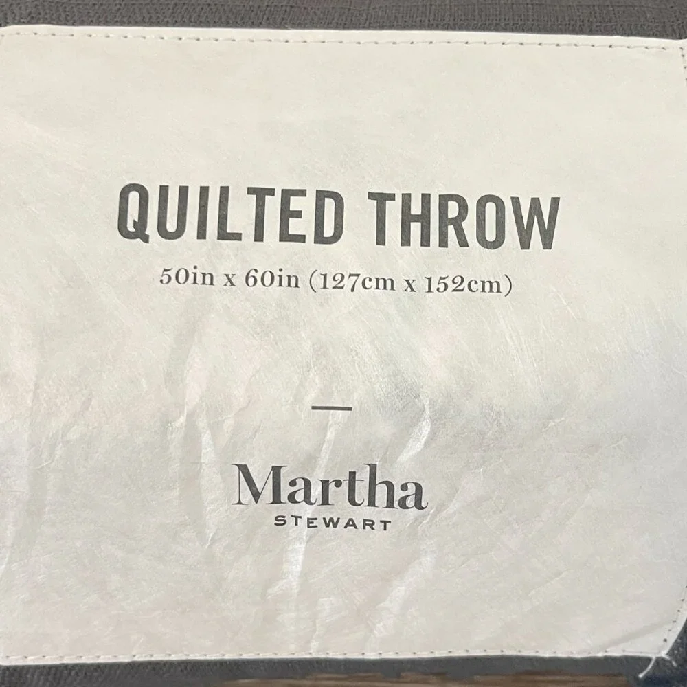 New Martha Stewart Quilted Throw Blanket Pink Burgundy Damask Velvet Macy's